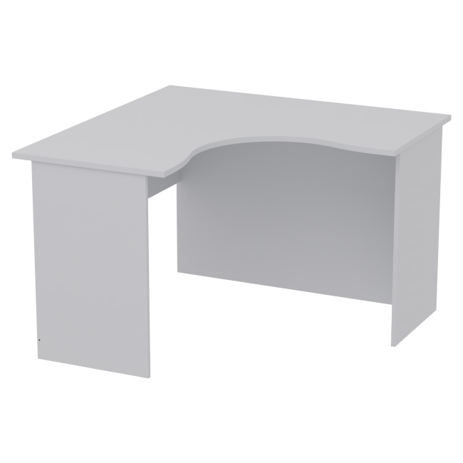 Офисный стол угловой СТУ-11 цвет Серый 120/120/76 см
