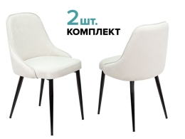 Комплект стульев KF-5/VELV20 молочный