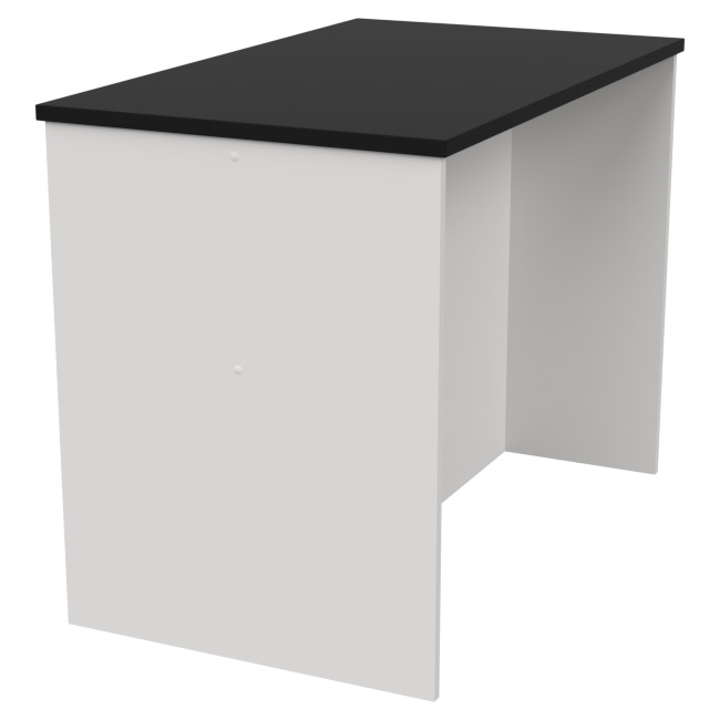 Переговорный стол СТСЦ-45 цвет Белый+Черный 100/60/76 см