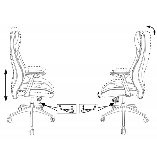 Офисное кресло для руководителя Zen/Brown