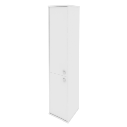 Шкаф высокий узкий Л.СУ-1.3 (L) Белый