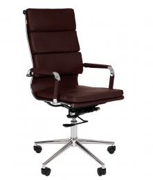Офисное кресло для руководителя CHAIRMAN 750 Коричневый