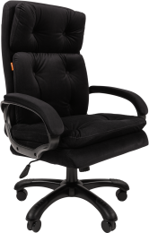 Кресло для руководителя CHAIRMAN 442 черное ткань