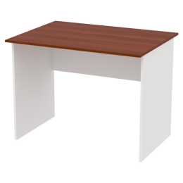 Офисный стол СТ-2 цвет Белый+Орех 100/73/75,4 см