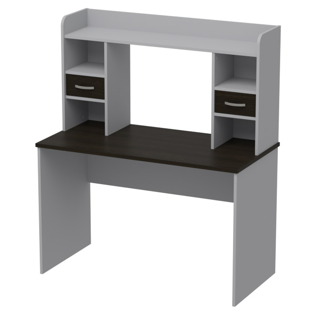 Компьютерный стол СК-7 Серый+Венге 120/60/141