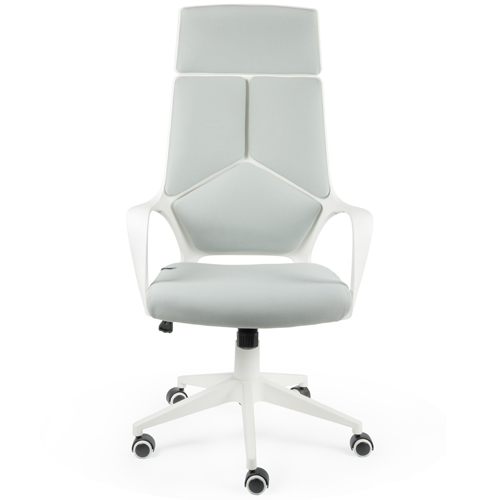 Кресло офисное IQ white+grey