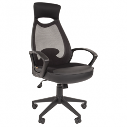 Офисное кресло премиум CHAIRMAN 840 Black TW-01