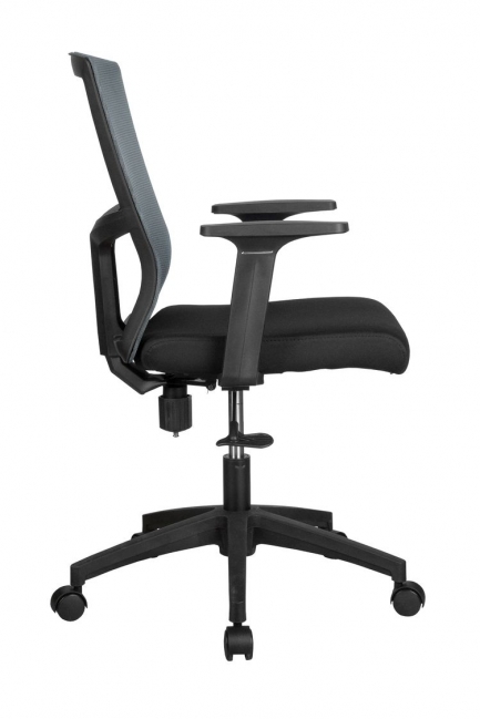 Кресло офисное RIVA 923 Чёрный/Серый