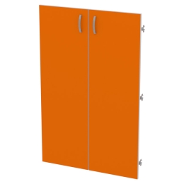 Двери средние ДВ-60 Оранж+Серый
