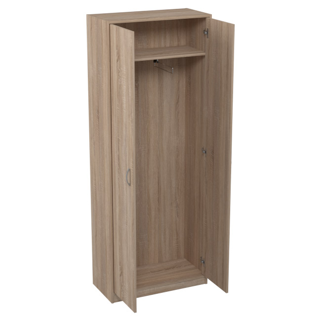 Офисный шкаф для одежды ШО-52 цвет Дуб Сонома 77/37/200 см