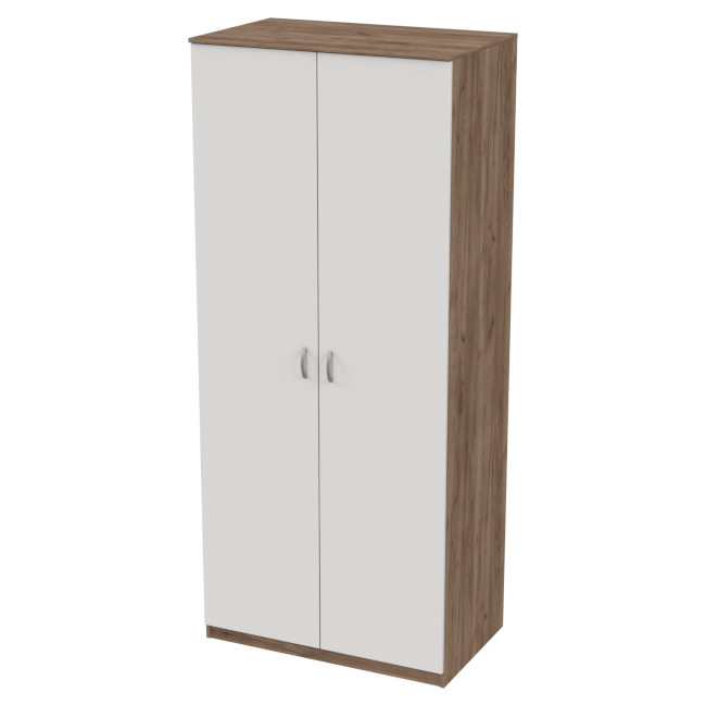 Шкаф для одежды ШО-63 цвет Дуб крафт+Белый 102/63/235 см