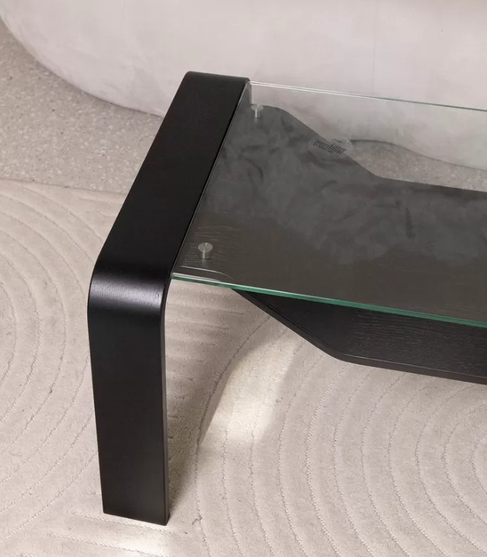 Стол журнальный Гурон 1 Чёрный матовый