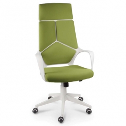 Кресло офисное IQ white+green