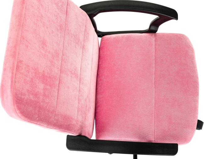 Офисное кресло Бюрократ TRIEST FABRIC-VELV36 розовый