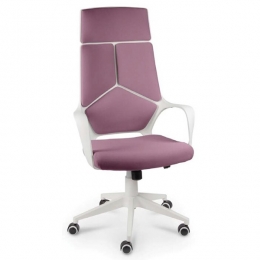 Кресло офисное IQ White plastic+violet