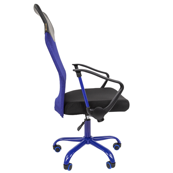 Офисное кресло премиум CHAIRMAN 610 CMET Синий