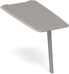 Брифинг-приставка фронтальная Мокко премиум METAL ТМ М1 074 МП 130/70/73 см