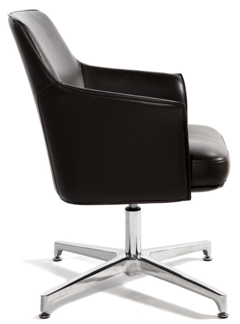 Офисное кресло Бордо CF черная экокожа