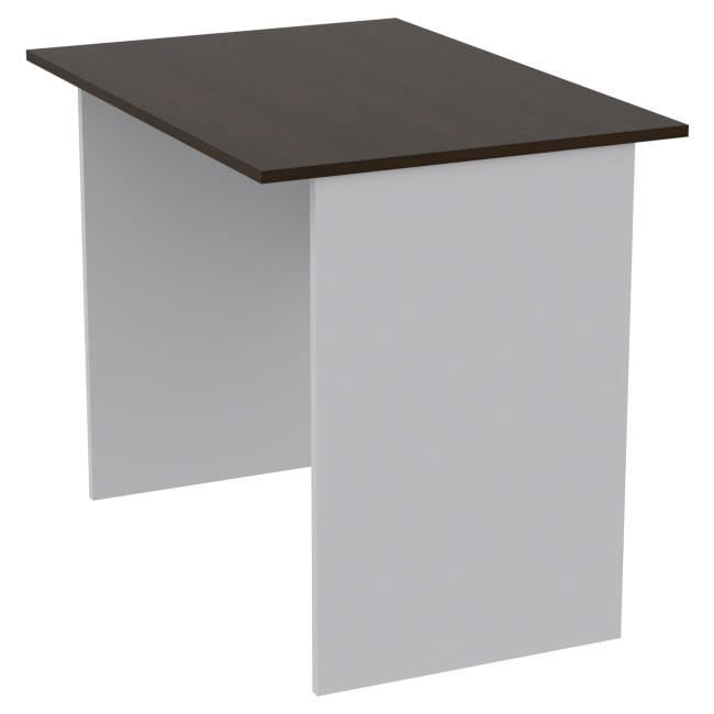 Офисный стол СТЦ-7 цвет Серый+Венге 85/60/71