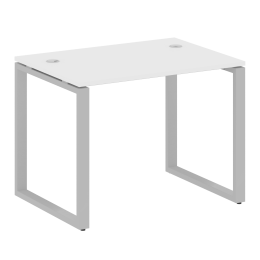 Стол письменный на О-образном м/к METAL SYSTEM БО.СП-1 Белый Серый