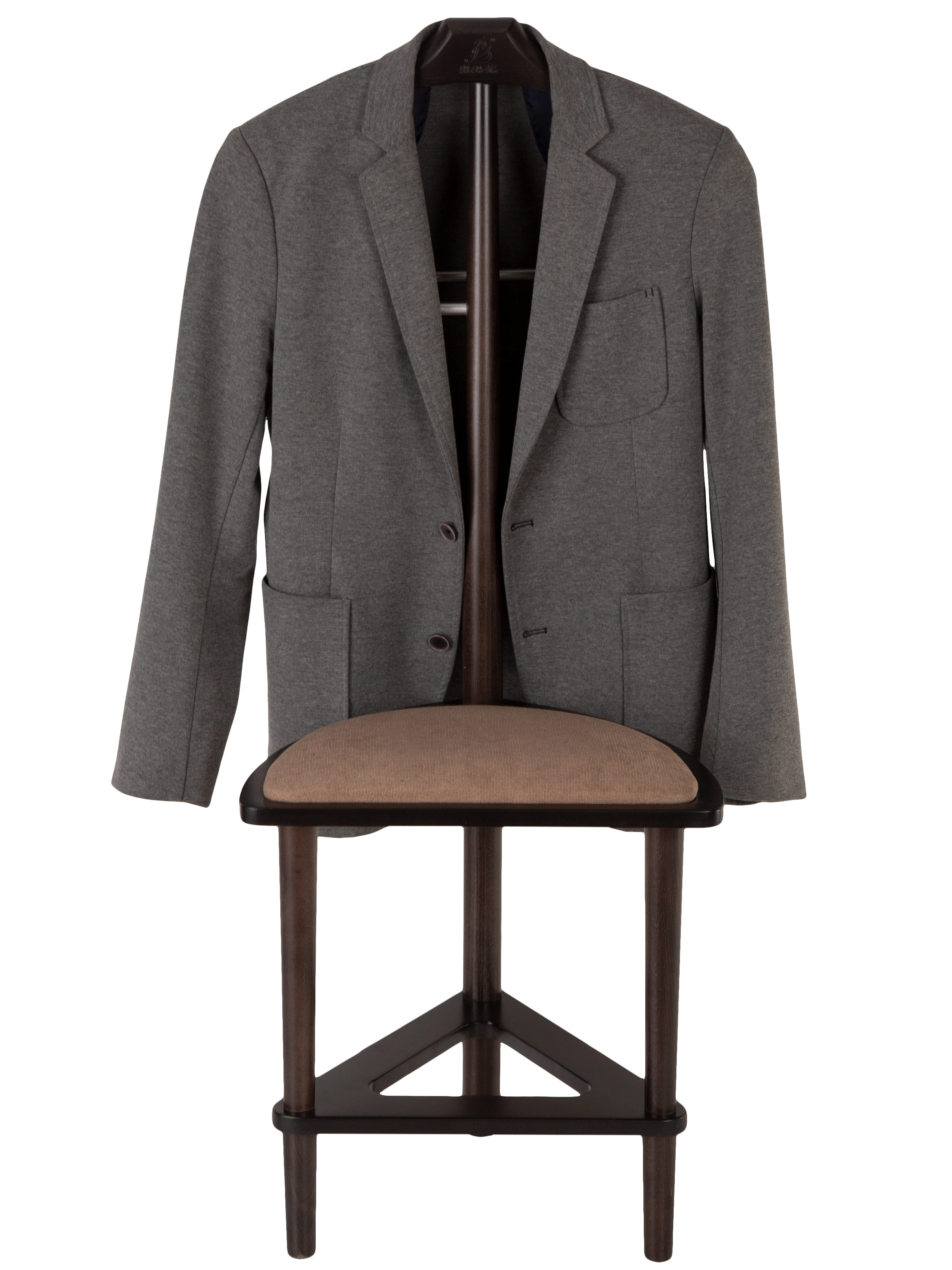 Вешалка костюмная с сиденьем В 26Н венге