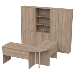 Комплект офисной мебели КП-11 цвет Дуб Сонома