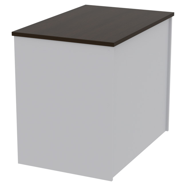 Офисный стол СТЦ-41 цвет Серый+Венге 90/60/76 см