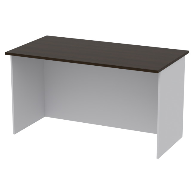 Офисный стол СТЦ-48 цвет Серый+Венге 140/73/76 см