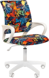 Кресло детское CHAIRMAN KIDS 103 LT Белый CRAZY