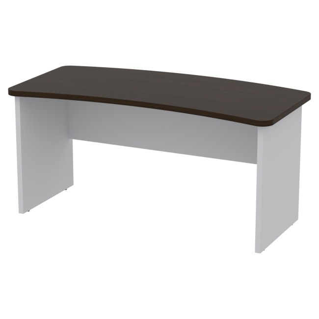 Стол руководителя РК-16 цвет Серый+Венге 160/80/76 см