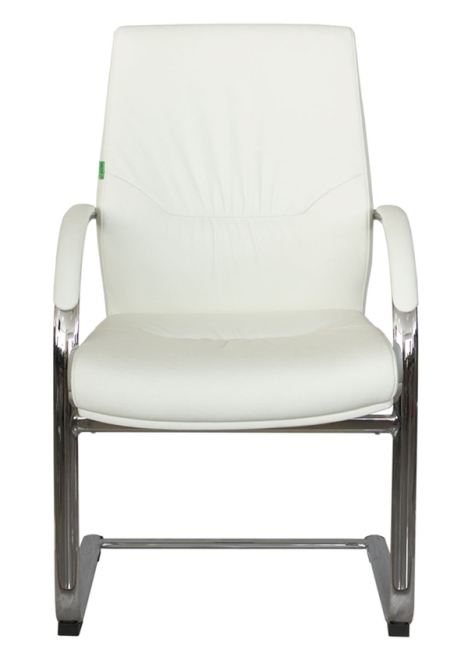 Конференц-кресло из кожи RIVA C1815 Белое