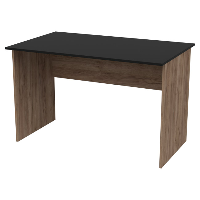 Стол для офиса СТ-4 Дуб Крафт-Черный 120/73/75,6