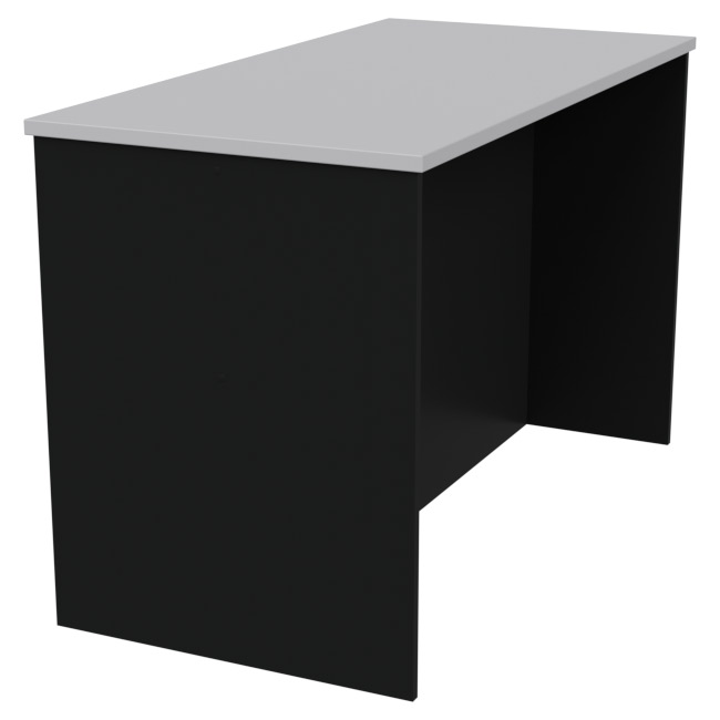 Переговорный стол СТСЦ-47 цвет Черный+Серый 120/60/76 см
