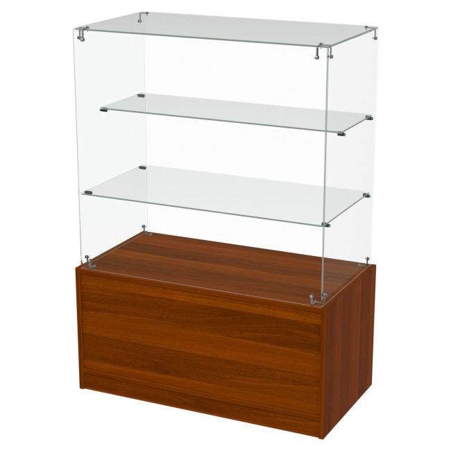 Витрина ВТ-12 цвет Орех Итальянский 90/45/120 см