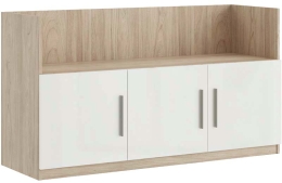 Креденция 3 двери с нишей ASTI AST33941621 Вяз/белый