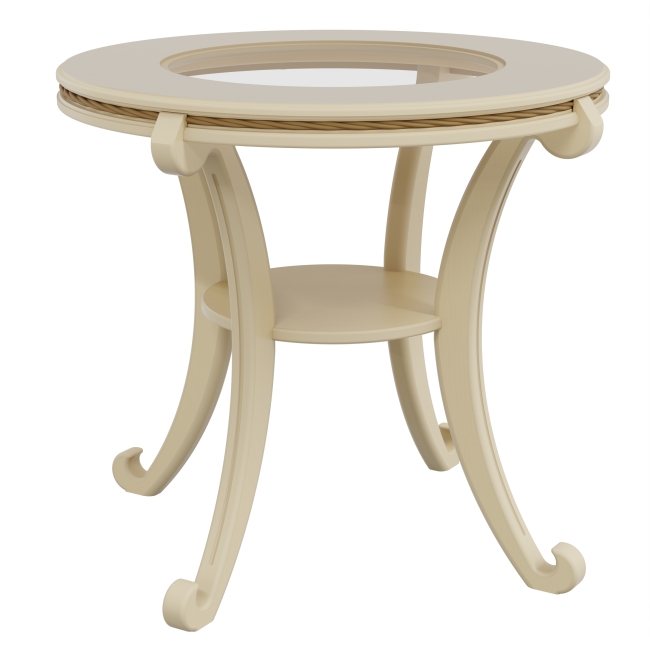 Стол журнальный Глория С дуб шампань Л