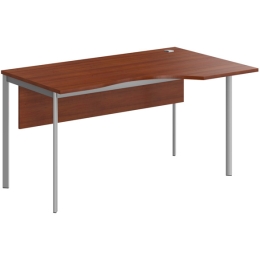 Стол офисный IMAGO-S СА-2SD(R) Серебро Орех Французский