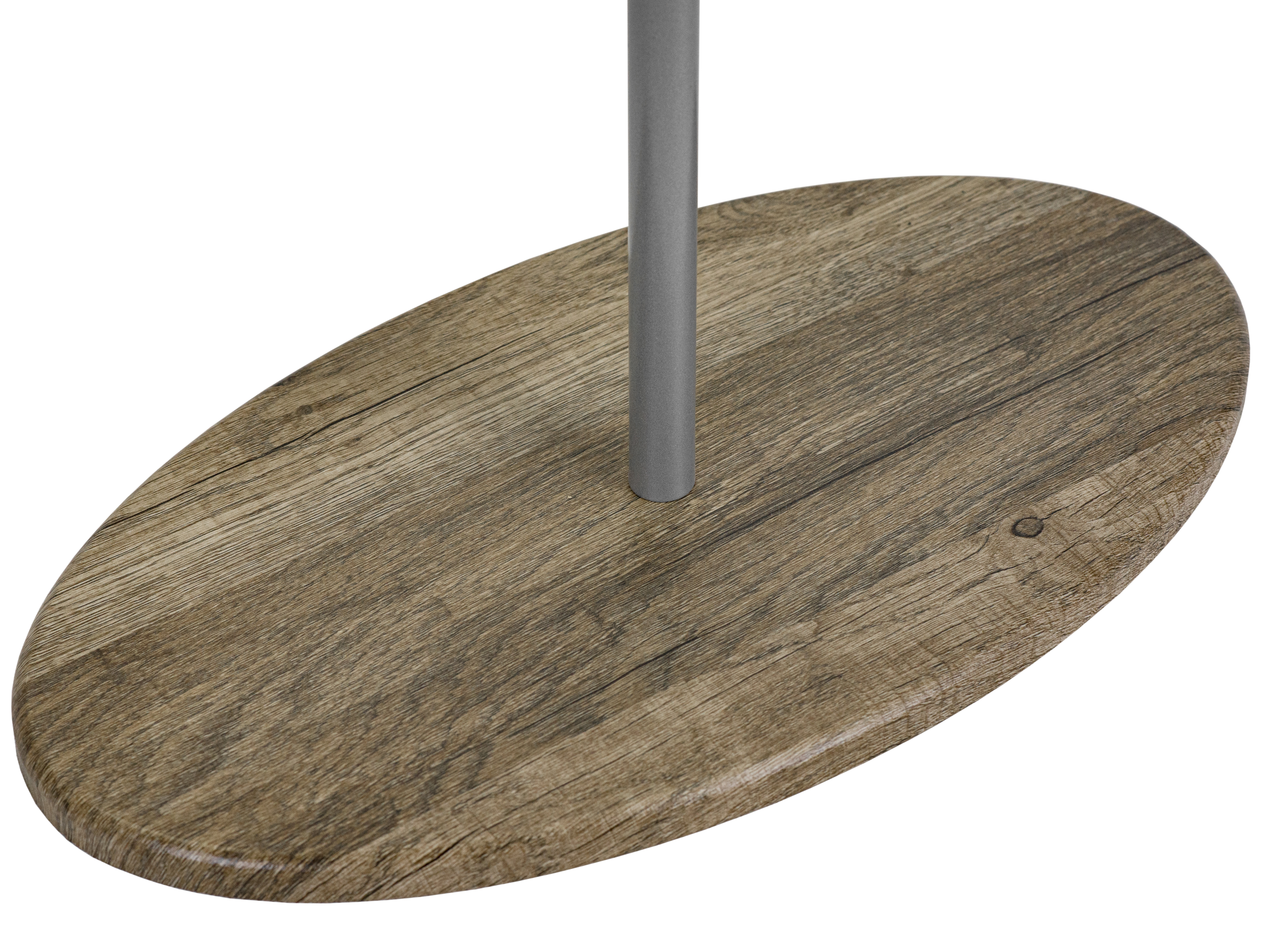 Вешалка костюмная Дэви 3 металлик/дуб крымский состаренный