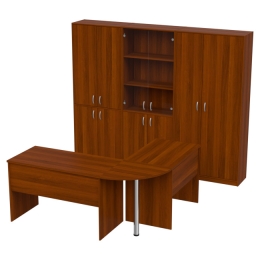 Комплект офисной мебели КП-11 цвет Орех Итальянский