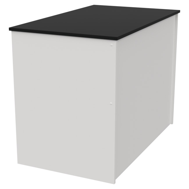 Стол приставной СТЦ-1 Белый+Черный 100/60/75,4 см