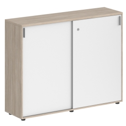 Шкаф купе 1438х400х1125 средний SG.712.OL.WH Дуб светлый+Белый