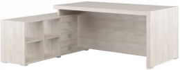 Стол письменный на опорной креденции SOLID SOL29711002 Дуб шамони светлый 175/174/75 см