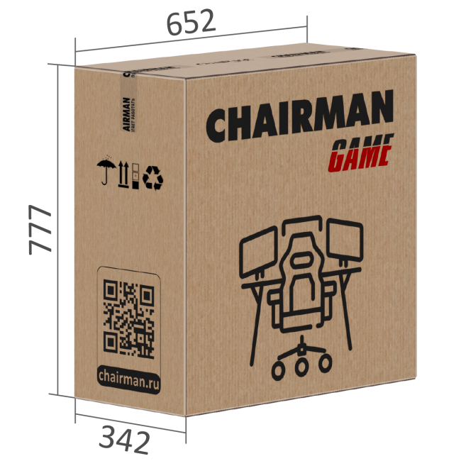 Игровое кресло CHAIRMAN GAME 26 Желтый new