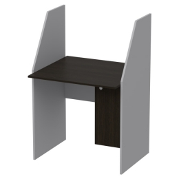 Компьютерный стол СК-18 цвет Серый+Венге 80/70/120 см