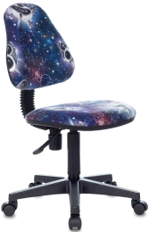 Кресло компьютерное детское KD-4/COSMO синий космопузики