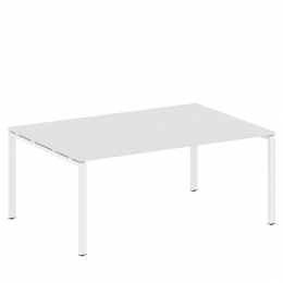 Переговорный стол (1 столешница) на П-образном м/к 180 METAL SYSTEM БП.ПРГ-1.5 Белый