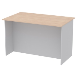 Переговорный стол  СТСЦ-4 цвет Серый+Дуб Молочный 120/73/75,4 см