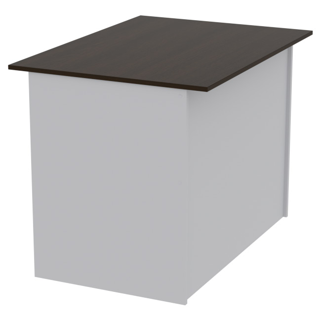 Офисный стол СТЦ-2 цвет Серый+Венге 100/73/75,4 см