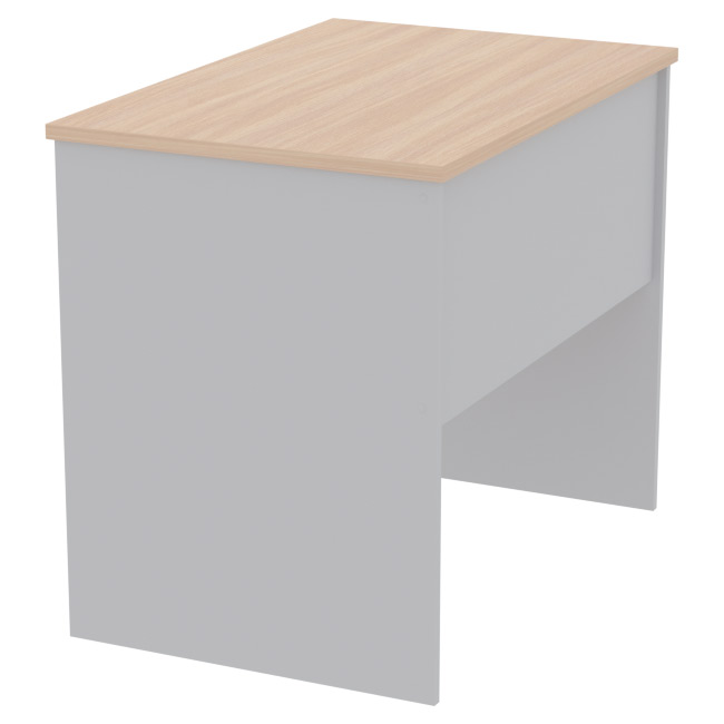 Офисный стол СТ-41 цвет Серый + Дуб 90/60/76 см