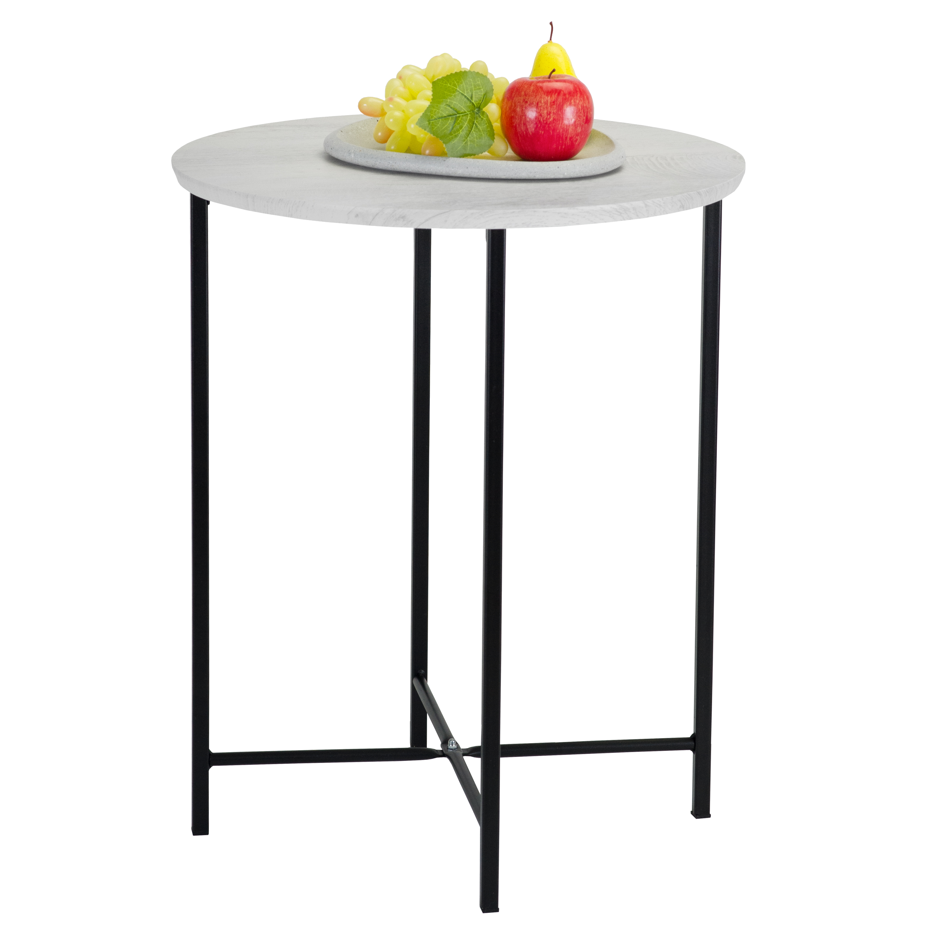 Стол журнальный BeautyStyle 16 дуб дымчатый/черный